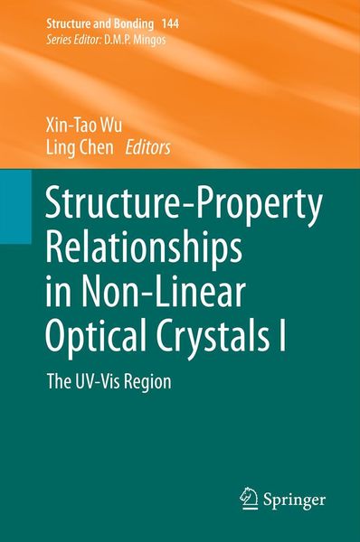 Produktbild: Structure-Property Relationships in Non-Linear Optical Crystals I