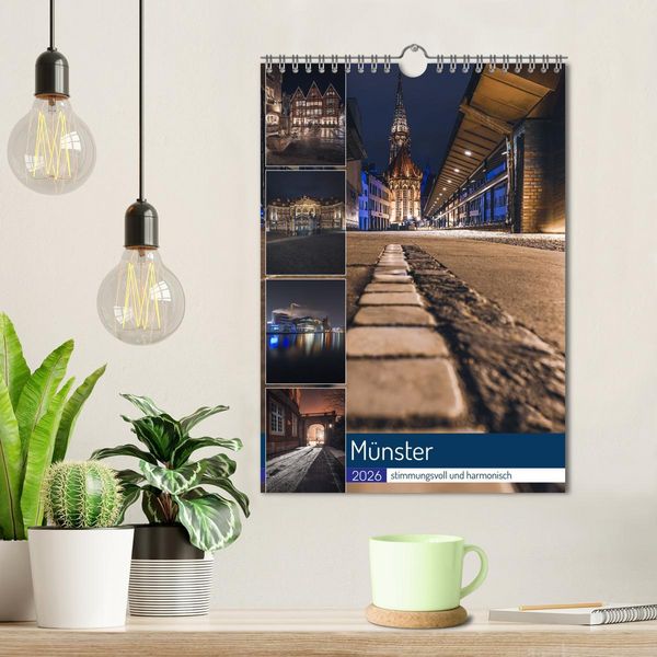 Produktbild: M&uuml;nster - stimmungsvoll und harmonisch (Wandkalender 2026 DIN A4 hoch), CALVENDO Monatskalender