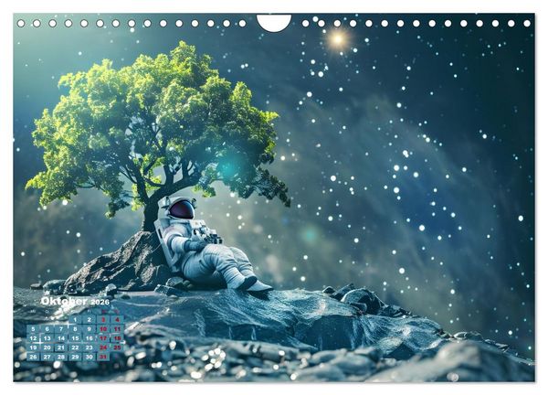 Produktbild: Zwischen Sternenstaub und Stille (Wandkalender 2026 DIN A4 quer), CALVENDO Monatskalender