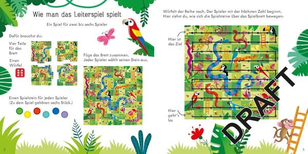 Produktbild: Leiterspiel: Wettlauf durch den Dschungel