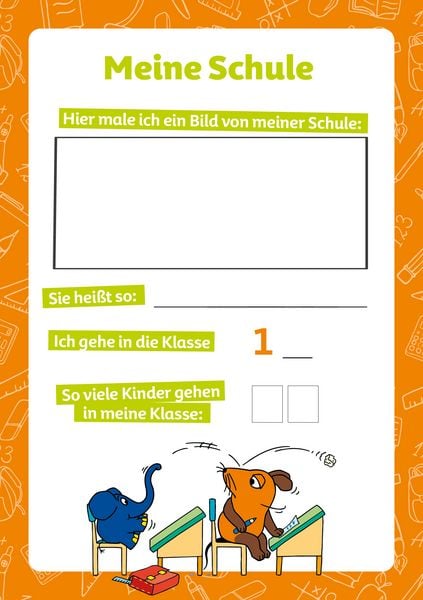Produktbild: Die Maus &ndash; Mein Erinnerungsalbum zum Schulanfang