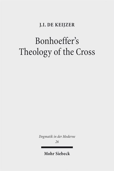 Produktbild: Bonhoeffer's Theology of the Cross