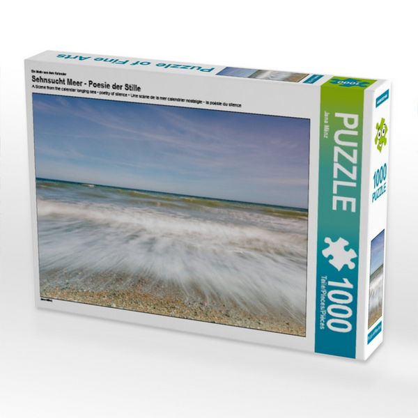 CALVENDO Puzzle Ein Motiv aus dem Kalender Sehnsucht Meer - Poesie der Stille | 1000 Teile Lege-Größe 64 × 48 cm Foto-Puzzle für glückliche Stunden