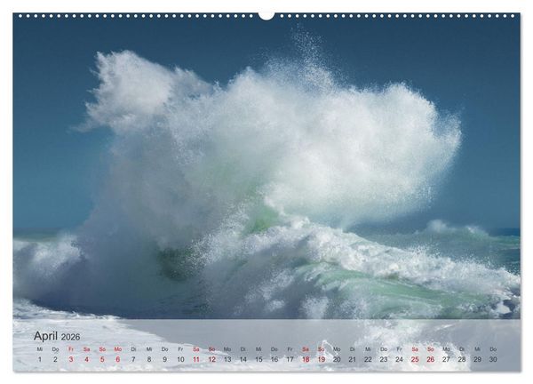 Produktbild: Rhapsodie in Blau (Wandkalender 2026 DIN A2 quer), CALVENDO Monatskalender