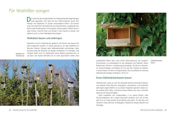 Rettet die Vögel! Lebensraum, Fütterung, Nisthilfen, Vogelschutzprojekte