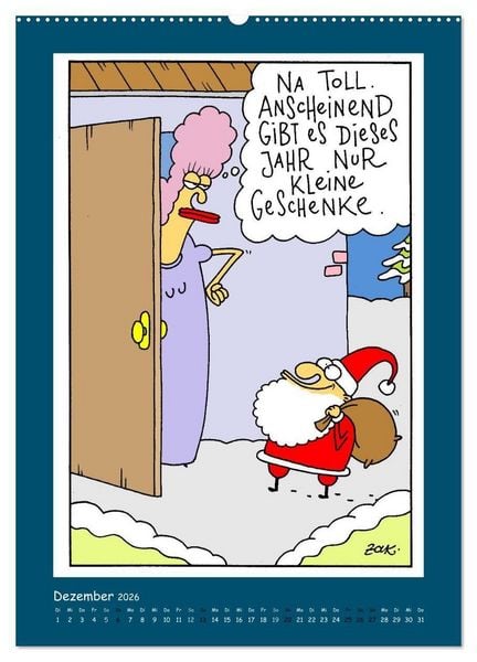 Produktbild: Na Toll! Comics von Martin Zak (hochwertiger Premium Wandkalender 2026 DIN A2 hoch), Kunstdruck in Hochglanz