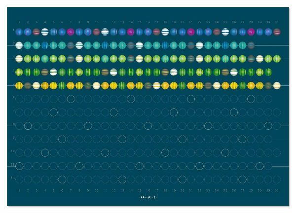Produktbild: Une perle pour chaque jour (Calendrier mural 2026 DIN A3 vertical), CALVENDO calendrier mensuel