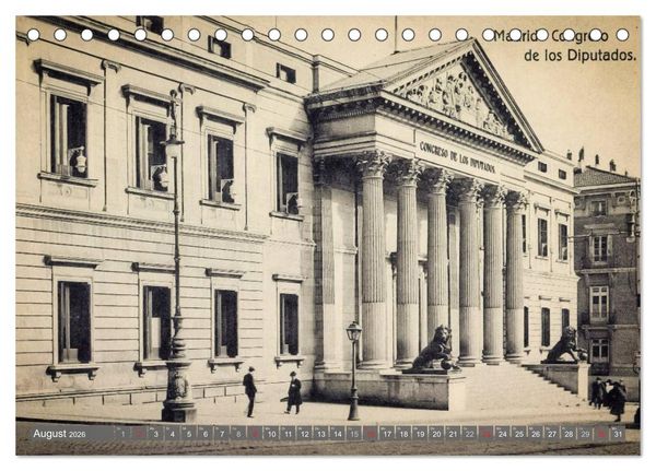 Produktbild: Erinnerungen an das alte Madrid (Tischkalender 2026 DIN A5 quer), CALVENDO Monatskalender