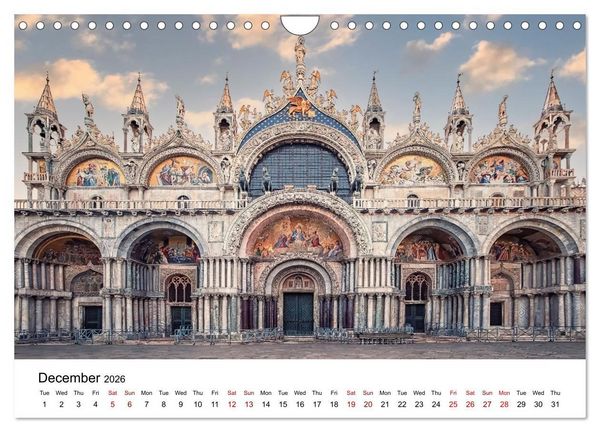 Produktbild: Beautiful Venice (Wall Calendar 2026 DIN A4 landscape), CALVENDO 12 Month Wall Calendar
