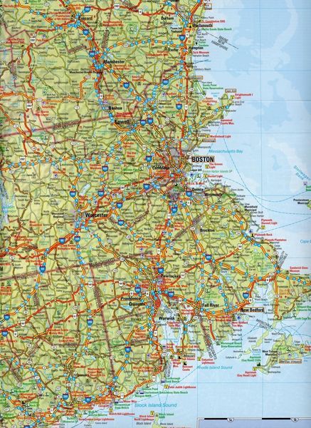 Produktbild: Reisekarte New York / New England