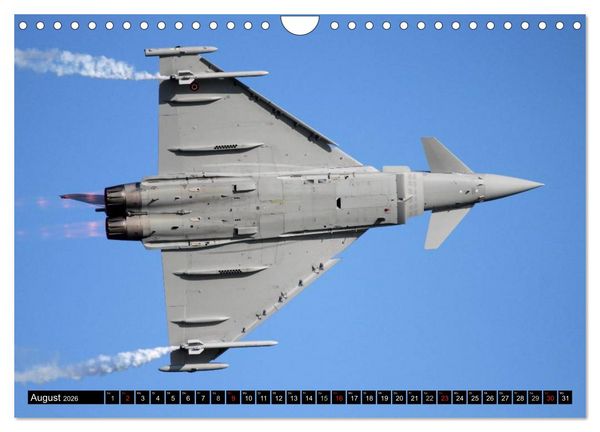 Produktbild: Augenblicke in der Luft: Eurofighter Typhoon (Wandkalender 2026 DIN A4 quer), CALVENDO Monatskalender
