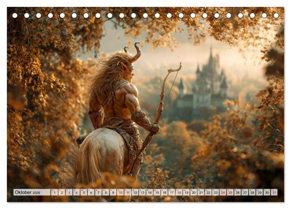 Produktbild: Im Licht der Fantasie (Tischkalender 2026 DIN A5 quer), CALVENDO Monatskalender
