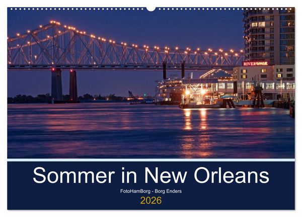 Produktbild: Sommer in New Orleans (Wandkalender 2026 DIN A2 quer), CALVENDO Monatskalender