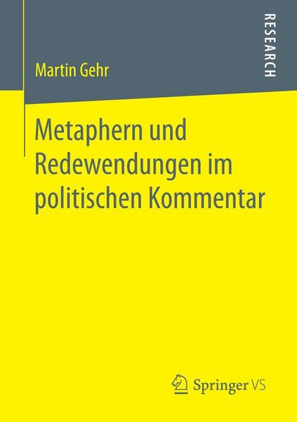 Produktbild: Metaphern und Redewendungen im politischen Kommentar