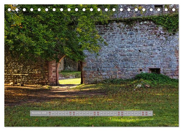 Produktbild: Burg Wildenberg (Tischkalender 2026 DIN A5 quer), CALVENDO Monatskalender