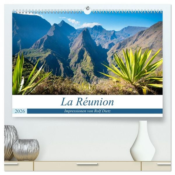 Produktbild: La R&eacute;union - Impressionen von Rolf Dietz (hochwertiger Premium Wandkalender 2026 DIN A2 quer), Kunstdruck in Hochglanz