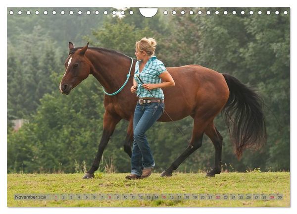 Produktbild: Natural Horsemanship - Partnerschaft mit Pferden (Wandkalender 2026 DIN A4 quer), CALVENDO Monatskalender