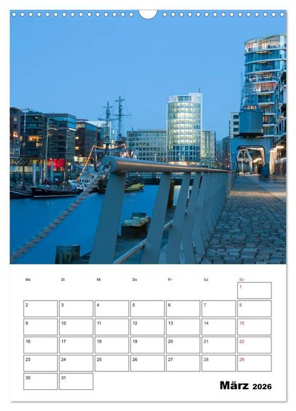 Produktbild: Sch&ouml;nes Hamburg (Wandkalender 2026 DIN A3 hoch), CALVENDO Monatskalender