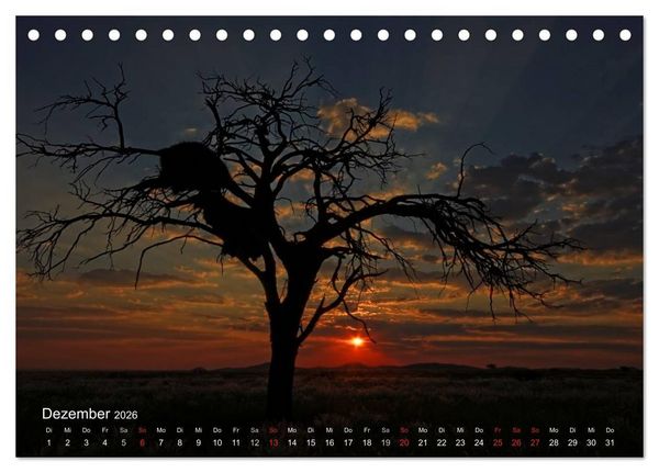 Produktbild: Afrikanische B&auml;ume (Tischkalender 2026 DIN A5 quer), CALVENDO Monatskalender