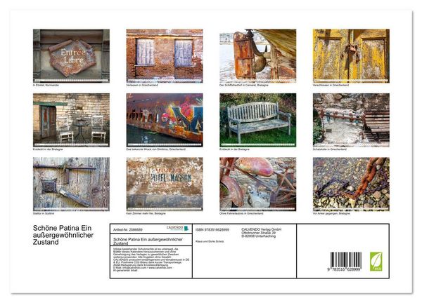 Produktbild: Sch&ouml;ne Patina Ein au&szlig;ergew&ouml;hnlicher Zustand (hochwertiger Premium Wandkalender 2026 DIN A2 quer), Kunstdruck in Hochglanz