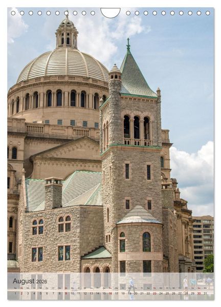 Produktbild: USA - Historisches Boston (Wandkalender 2026 DIN A4 hoch), CALVENDO Monatskalender