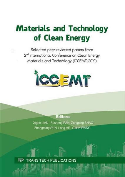 Produktbild: Materials and Technology of Clean Energy