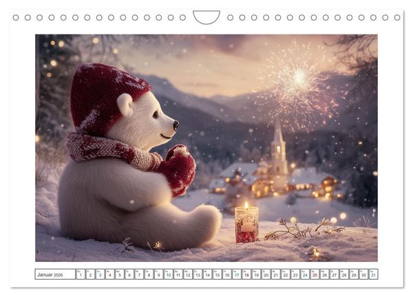 Produktbild: Kleiner Eisb&auml;r und die gro&szlig;e Welt (Wandkalender 2026 DIN A4 quer), CALVENDO Monatskalender