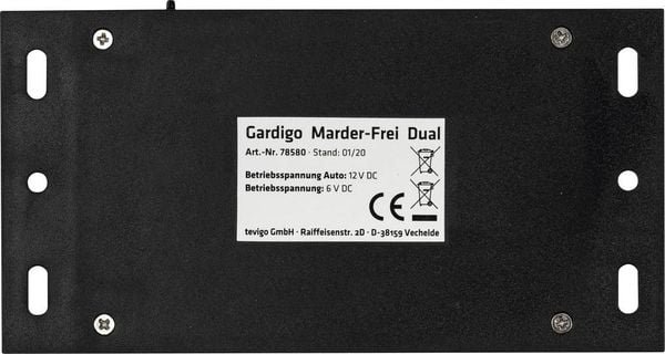 Produktbild: Gardigo Dual Marderabwehr Funktionsart Multifrequenz Wirkungsbereich 60m&sup2; 1St.