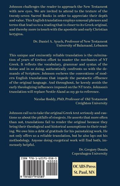 Produktbild: The New Testament A Translation