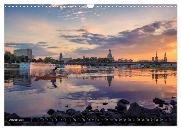 Produktbild: Barockperle Dresden (Wandkalender 2026 DIN A3 quer), CALVENDO Monatskalender