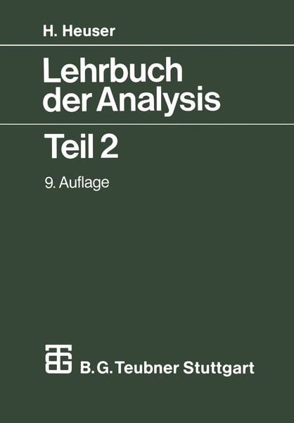 Produktbild: Lehrbuch der Analysis