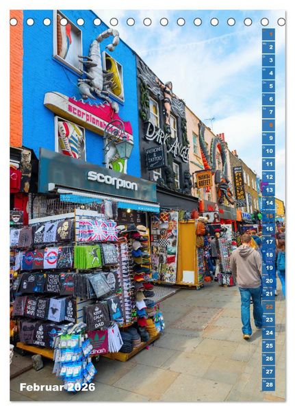 Produktbild: London ist eine Reise wert (Tischkalender 2026 DIN A5 hoch), CALVENDO Monatskalender