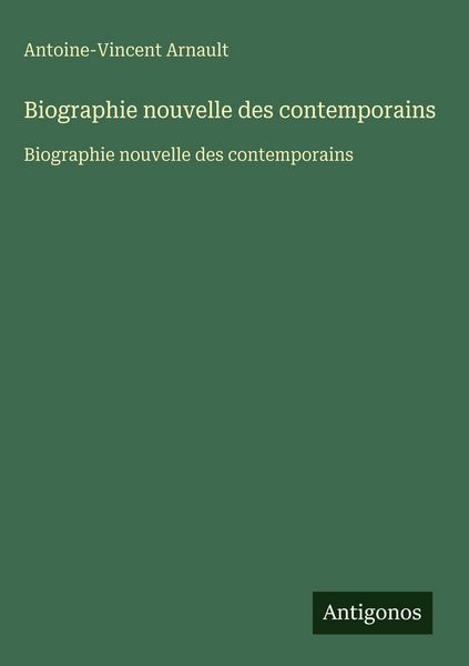 Produktbild: Biographie nouvelle des contemporains