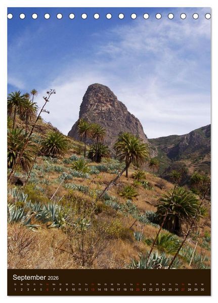 Produktbild: Inseltraum La Gomera (Tischkalender 2026 DIN A5 hoch), CALVENDO Monatskalender