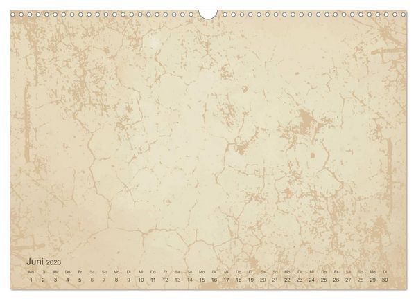 Produktbild: Vintage DIY Bastel-Kalender - Zum Selbstgestalten (Wandkalender 2026 DIN A3 quer), CALVENDO Monatskalender