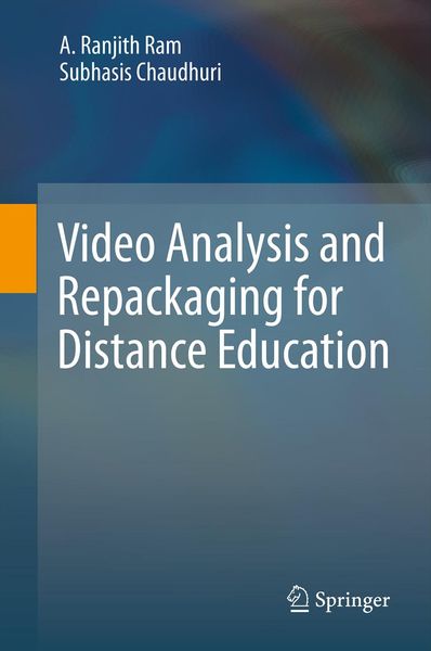 Produktbild: Video Analysis and Repackaging for Distance Education