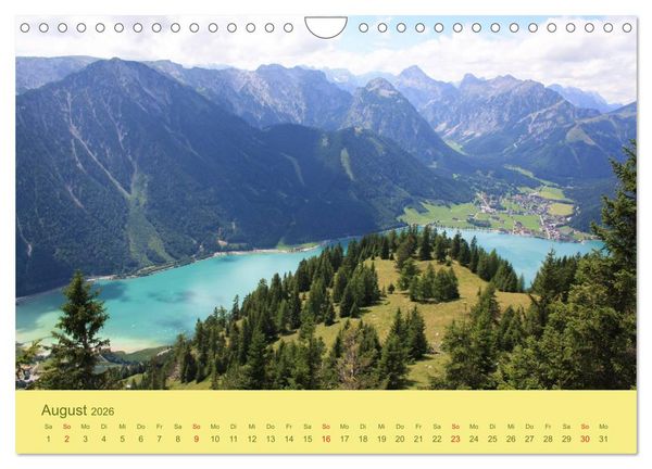 Produktbild: Bergseen - Juwelen der Berge (Wandkalender 2026 DIN A4 quer), CALVENDO Monatskalender