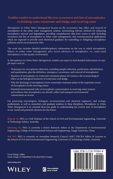 Produktbild: Microplastics in Urban Water Management