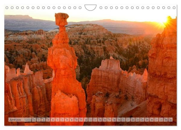 Produktbild: CANYONLAND USA Christian Heeb / UK Version (Wall Calendar 2026 DIN A4 landscape), CALVENDO 12 Month Wall Calendar