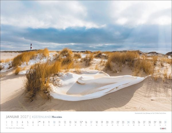 Produktbild: K&uuml;stenland Kalender 2027 - Meer erleben