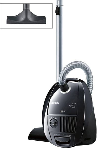 Siemens Hausgeräte VSZ3B212 Staubsauger 700 W mit Staubbeutel, inkl. Parkettbürste