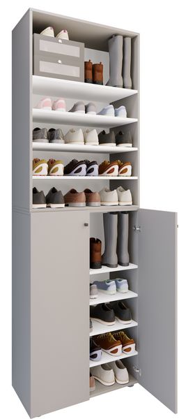 Produktbild: XL Holz Gro&szlig;er Schuhschrank Schuhkommode Lona 10