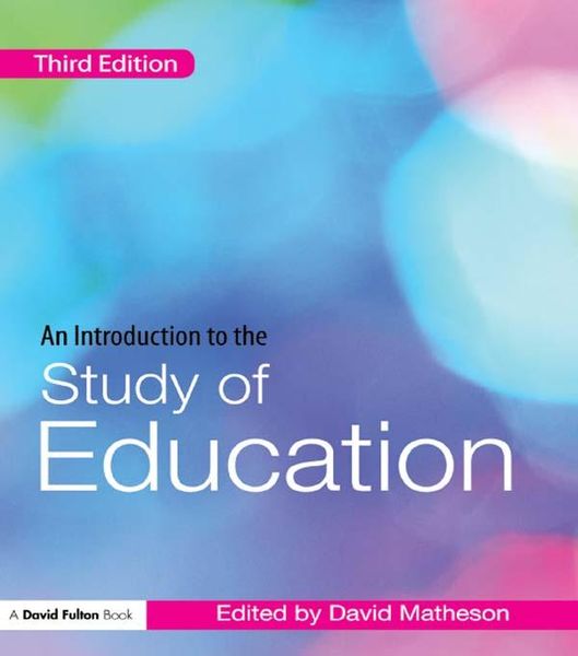 Produktbild: An Introduction to the Study of Education