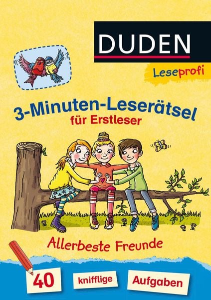 Produktbild: Duden Leseprofi &ndash; 3-Minuten-Leser&auml;tsel f&uuml;r Erstleser: Allerbeste Freunde