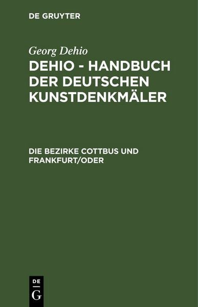 Produktbild: Die Bezirke Cottbus und Frankfurt/ Oder