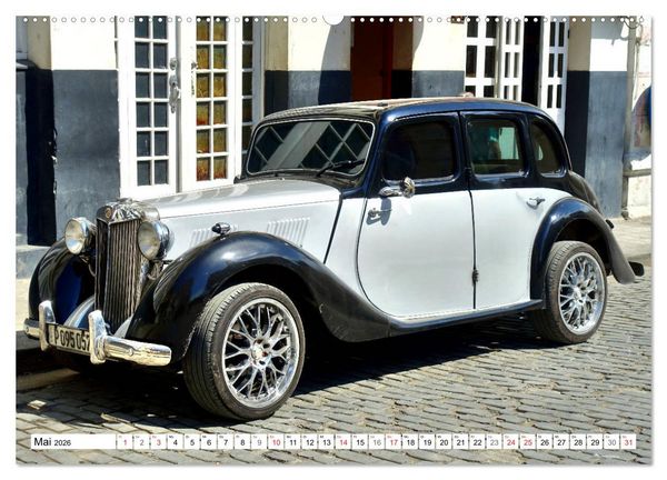 Produktbild: MG Classics - Britische Oldtimer in Kuba (Wandkalender 2026 DIN A2 quer), CALVENDO Monatskalender