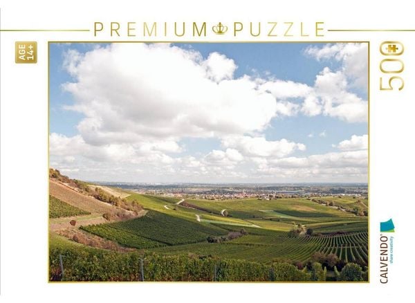 CALVENDO Puzzle Ein Motiv aus dem Kalender Bodenheim - Wohlfühlen zwischen Weinbergen | 500 Teile Lege-Größe 48 × 36 cm Foto-Puzzle für Erwachsene