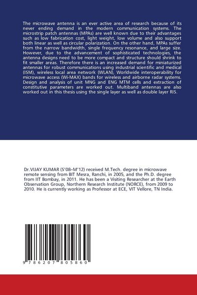 Produktbild: Investigation On Miniaturized Metasurface Based Antenna