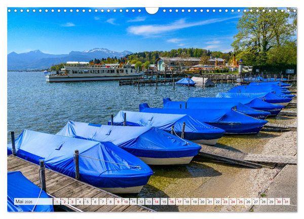Produktbild: Oberbayerische Ansichten - Unterwegs zwischen Watzmann und Chiemsee (Wandkalender 2026 DIN A3 quer), CALVENDO Monatskalender
