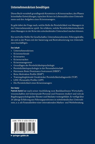 Produktbild: Unternehmenskrisen bew&auml;ltigen